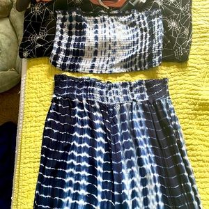 Bandeau top set with pants.